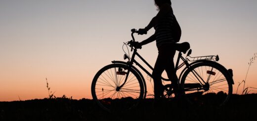 girl, bicycle, bike